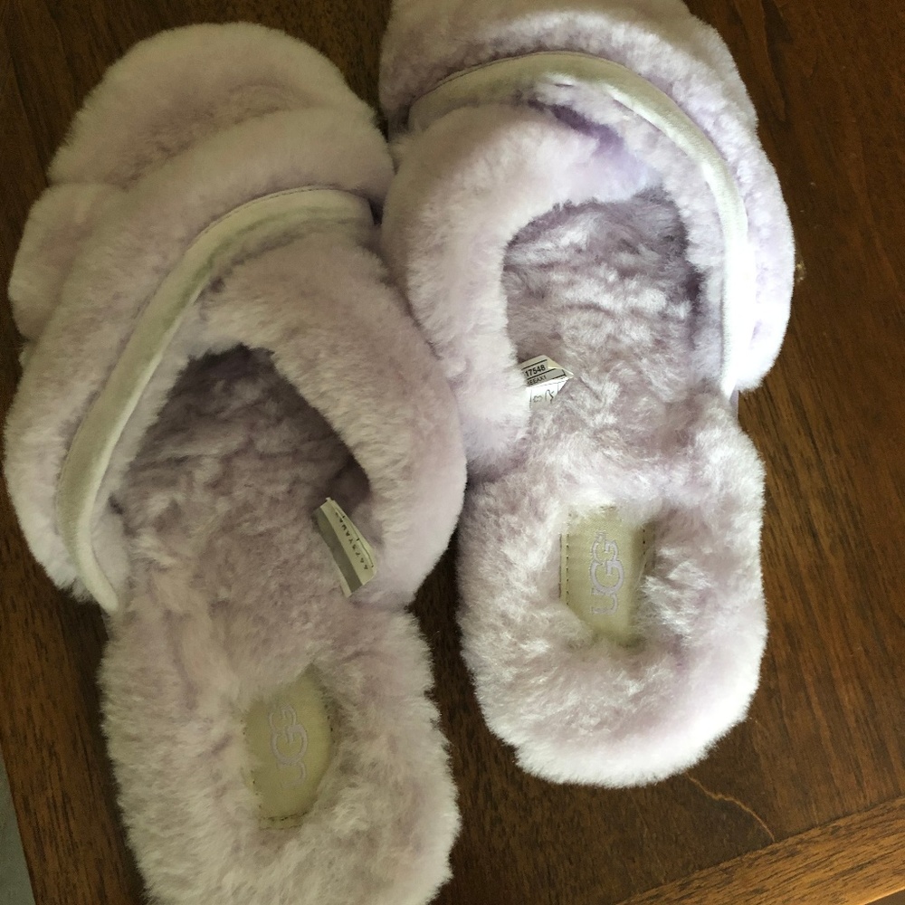 Never worn purple UGG slippers!